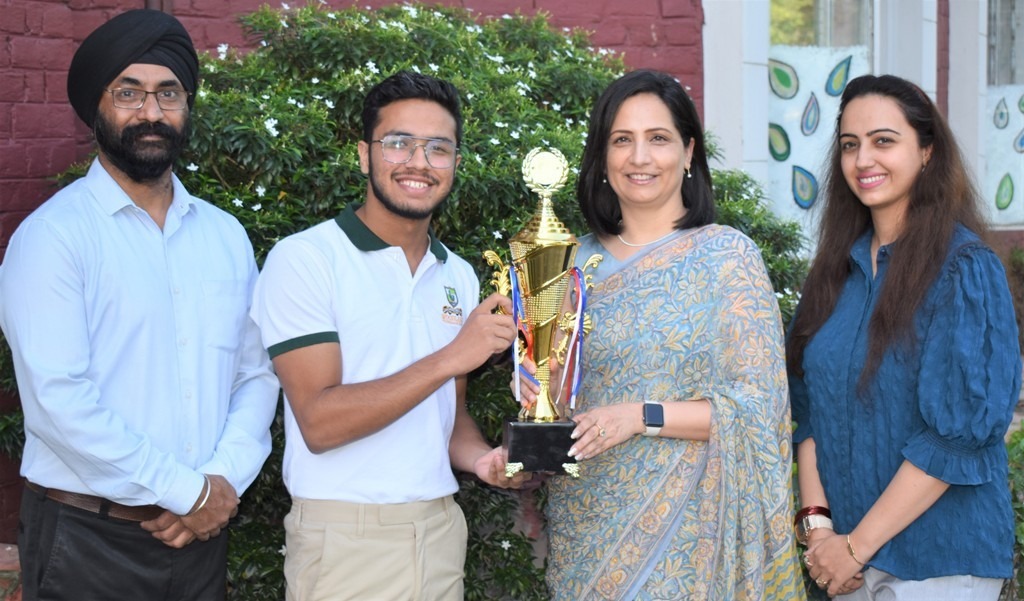 First Position in Jalandhar Sahodaya Online Research and Paper Presentation Competition