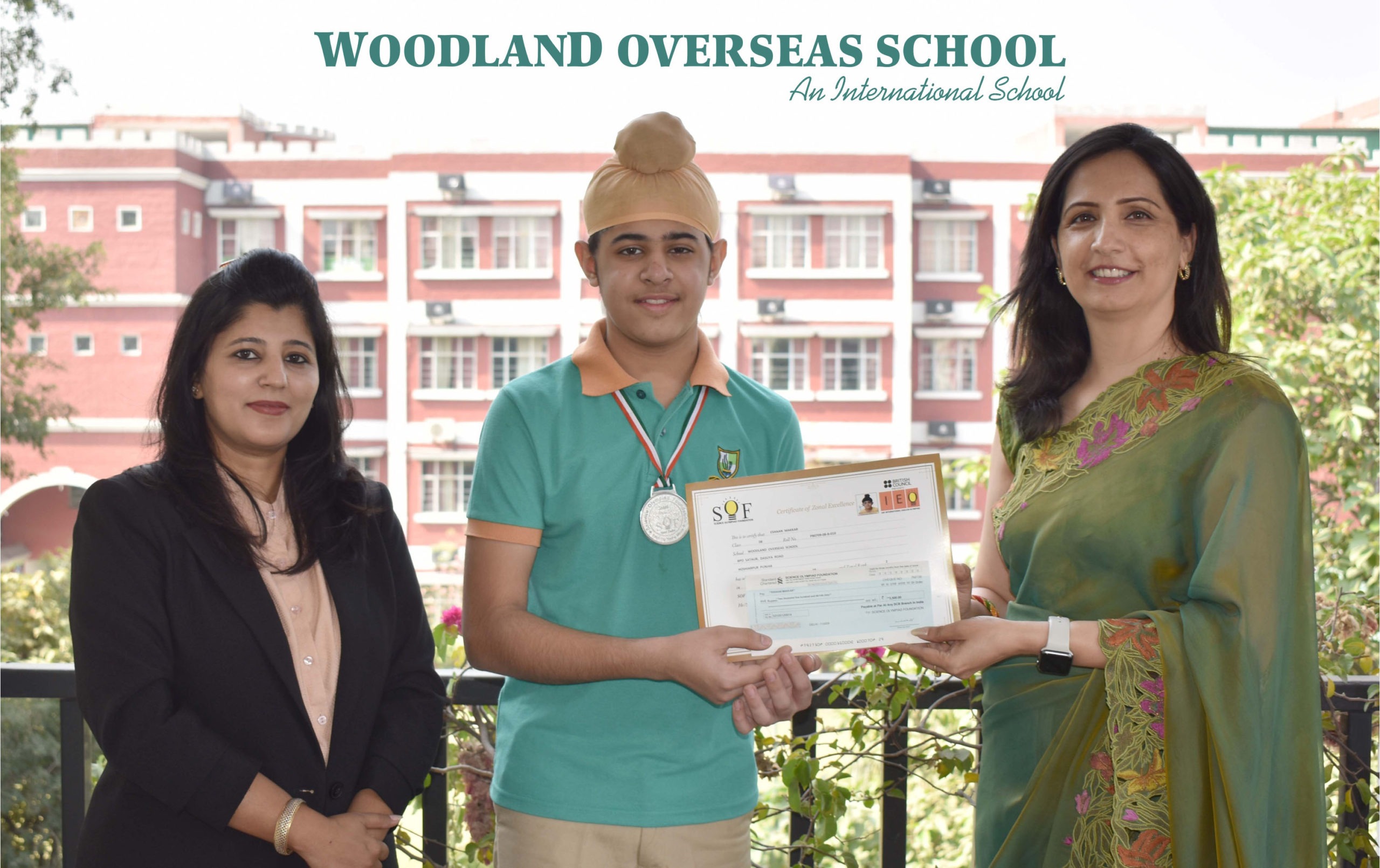 International 48th and 2nd Rank at Punjab and Chandigarh Zone in SOF (Internation English Olympiad Exam 2019-2020)