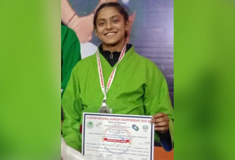 Akshita Sharma Secured 2nd Position at Senior National Kurash Championship 2021-2022