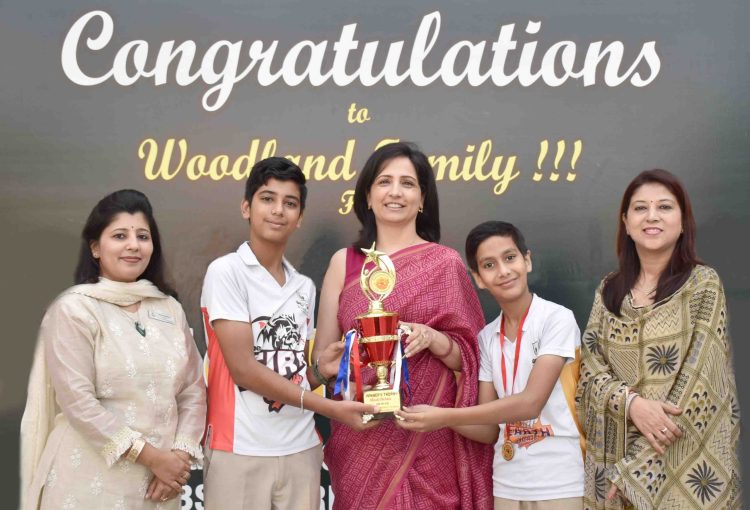 Overall Trophy- Reigning Supreme in Jalandhar Sahodaya Hindi Debate Competition