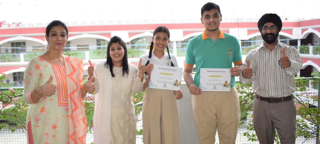 Woodlander Seizes Best State Level Achievement at ‘SAKSHAM’ National Competition-2021