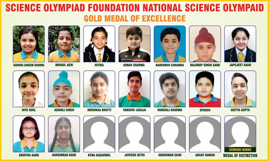 20 Woodlanders Won Gold Medal of Excellence and 01 Woodlander Bagged Medal of Distinction in SOF National Science Olympiad