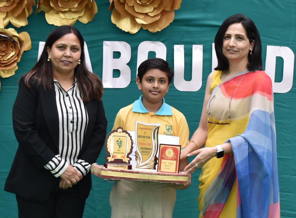 First Prize in State Level Abacus Championship
